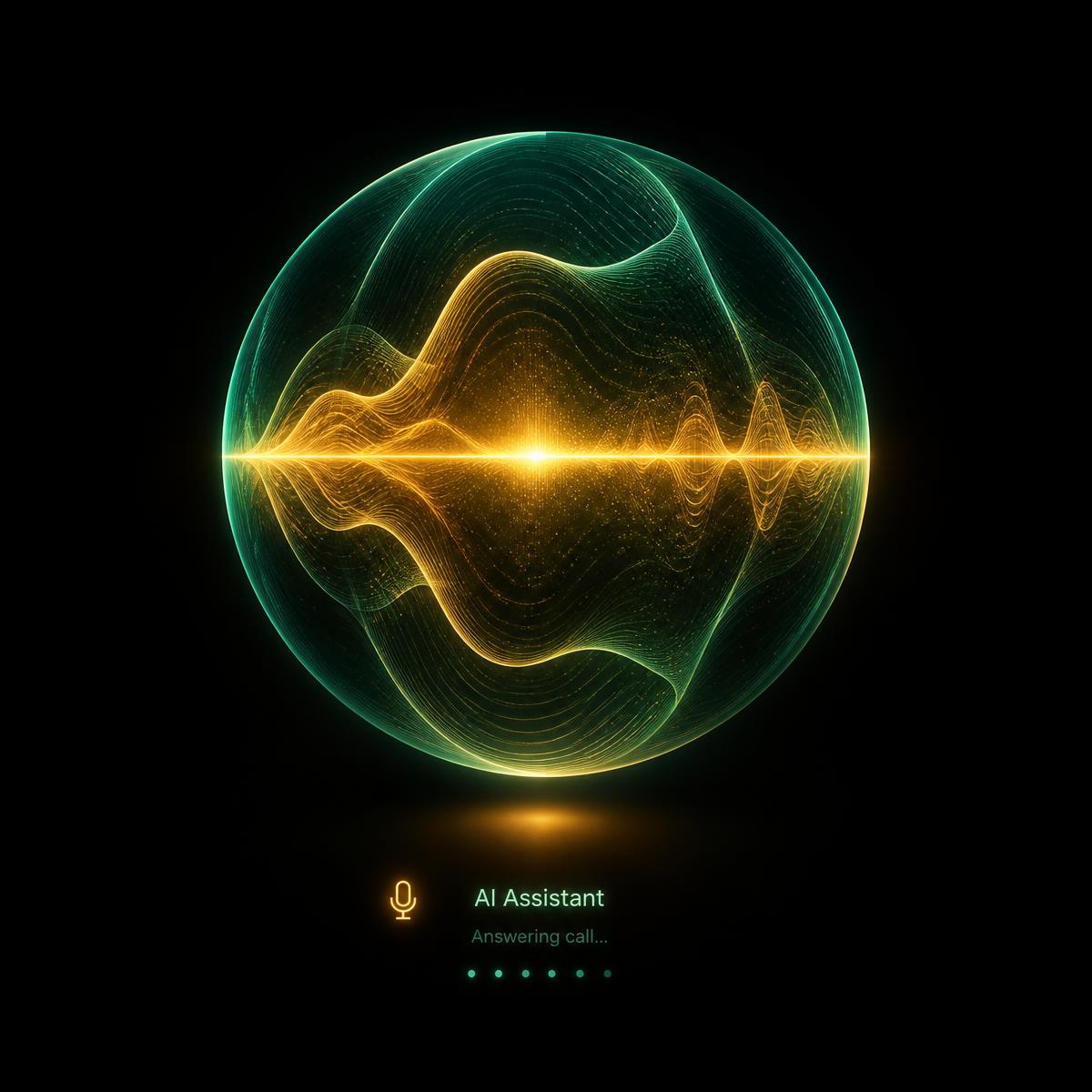 AI receptionist visualization